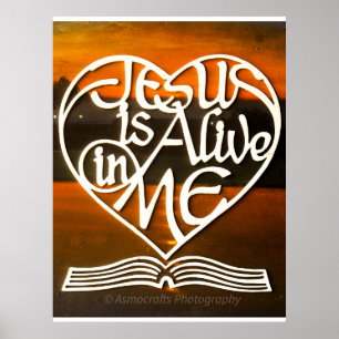 JESUS is Alive in ME Divine Poster