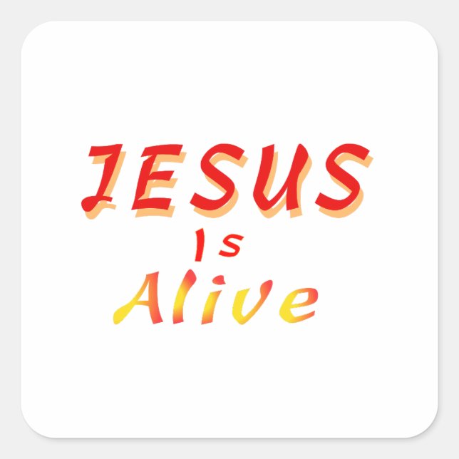 Jesus is Alive stickers (Front)