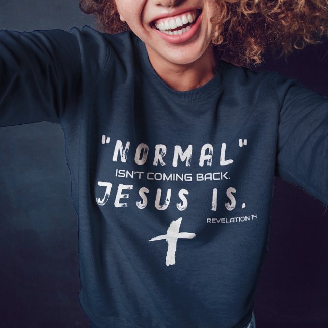 Jesus is back Sweatshirts for her (Creator Uploaded)