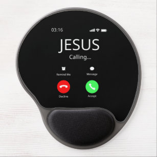 Jesus Is Calling - Christian Gel Mouse Pad