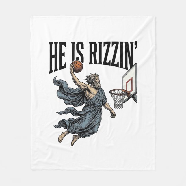 Jesus Is Calling Phone Screen Christian Vector Des Fleece Blanket (Front)