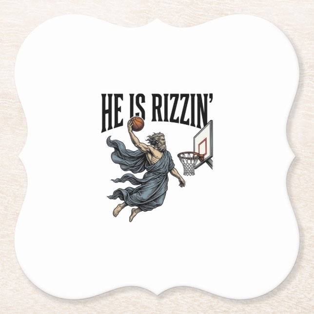 Jesus Is Calling Phone Screen Christian Vector Des Paper Coaster (Front)