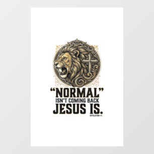 Jesus Is Coming Back Lion Cross Christian Shirt