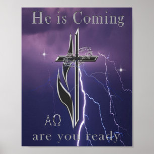Jesus is coming poster