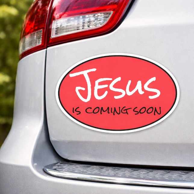 Jesus Is Coming Soon Custom-Cut Vinyl Sticker (Creator Uploaded)