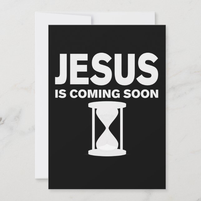 Jesus Is Coming Soon Shirt Countdown til Jesus Save The Date (Front)
