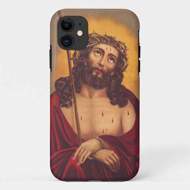 Jesus is crowned with a crown of thorns Case-Mate iPhone case (Back)