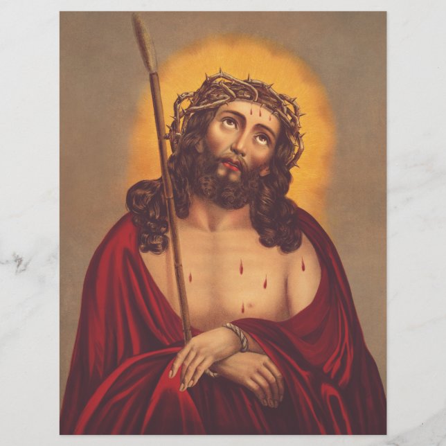 Jesus is crowned with a crown of thorns flyer (Front)