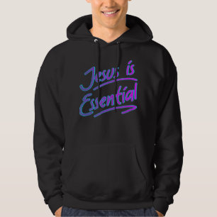 Jesus Is Essential Shirt, 90s Style Womens Jesus T Hoodie
