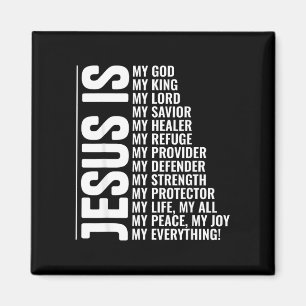 Jesus is everything christian inspirational faith magnet