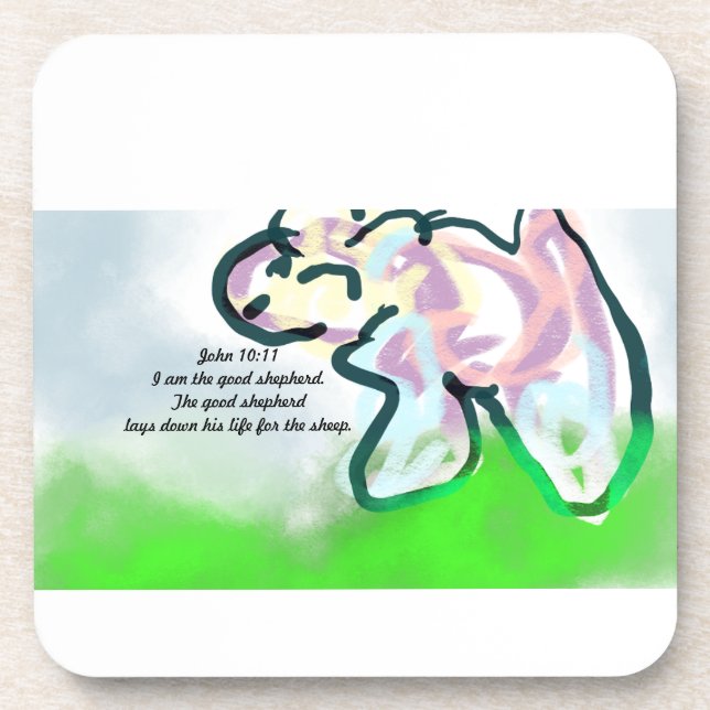 jesus is friend  coaster (Front)