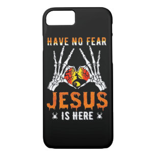Jesus Is Heart Skeleton Hand  iPhone 8/7 Case