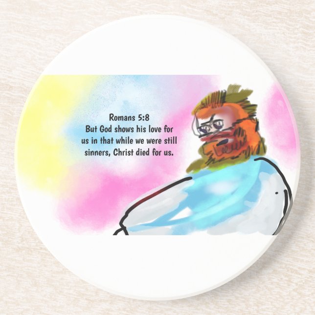 Jesus is here  coaster (Front)