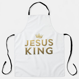 Jesus Is King – All-Over Print Christian Apron
