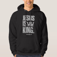 Jesus Is King Christian Bible Scripture Quote Pull