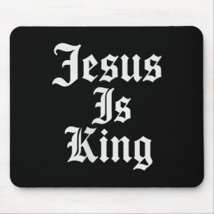 Jesus Is King Christian Streetwear Mouse Pad