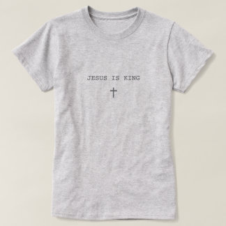 Jesus is King Christian Tri-Blend Shirt