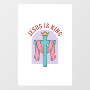 Jesus Is King Cross Crown Vintage Christian T-Shir