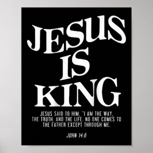 Jesus Is King Jesus John 146 Costume Christian (on Poster