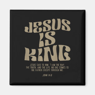 Jesus Is King Jesus John 14_6 Costume Christian (o Magnet