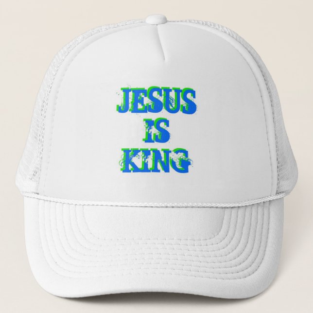 Jesus is King Trucker Hat (Front)