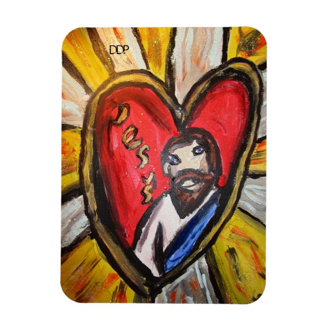 jesus is light shine magnet (Vertical)