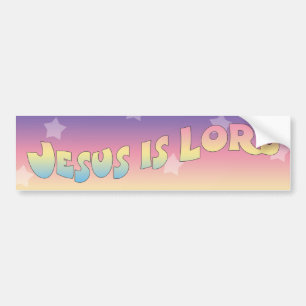 Jesus Is Lord Bumper Sticker