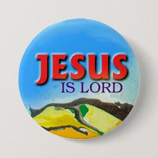 Jesus is Lord button (Front)