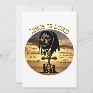 Jesus Is Lord Holiday Card