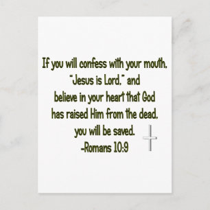 Jesus Is Lord Postcard