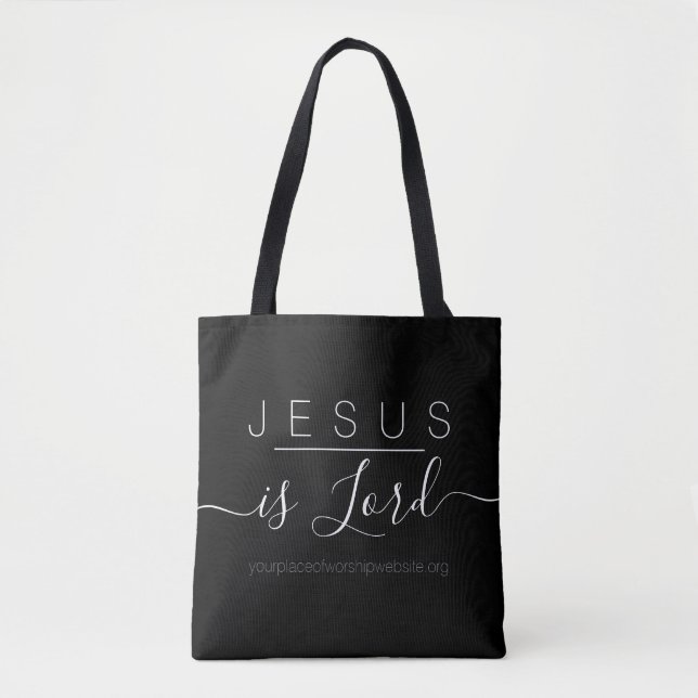 Jesus is Lord Tote Bag (Front)