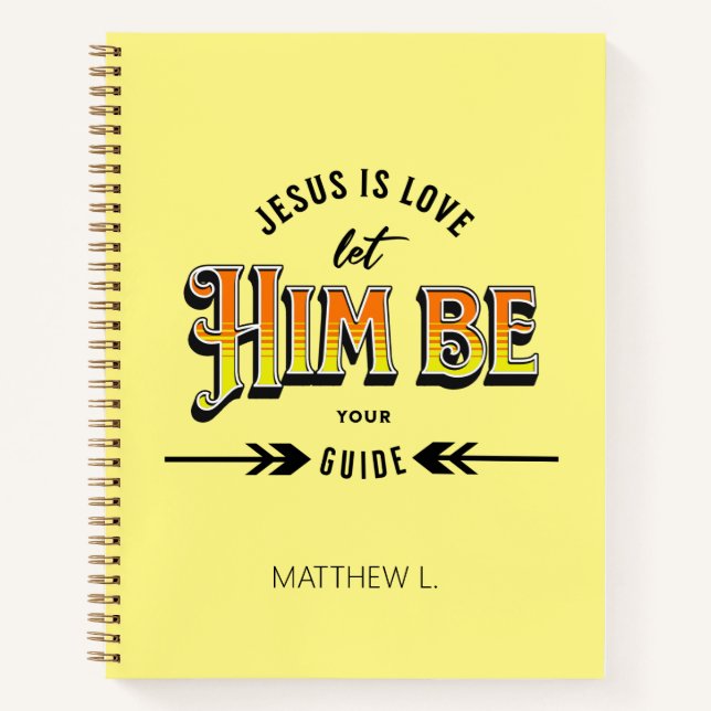 Jesus Is Love Notebook (Front)