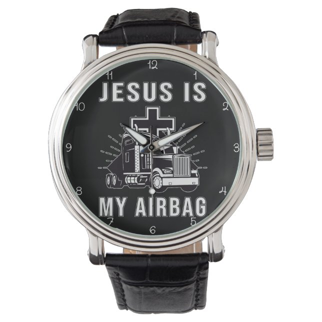 Jesus is My Airbag Watch (Front)