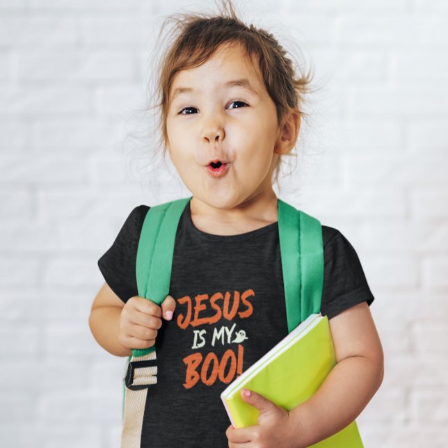 Jesus Is My Boo Cute Christian Halloween T-Shirt (Creator Uploaded)