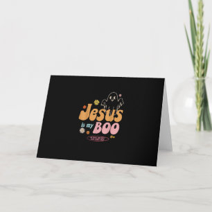 Jesus Is My Boo He Loves You More Playful Faith St Card