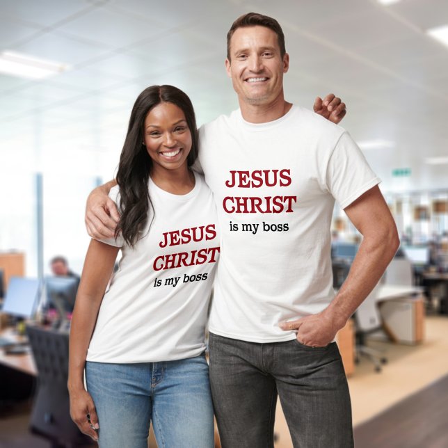 Jesus Is My Boss Matthew Bible Verse Christian  T-Shirt (Creator Uploaded)