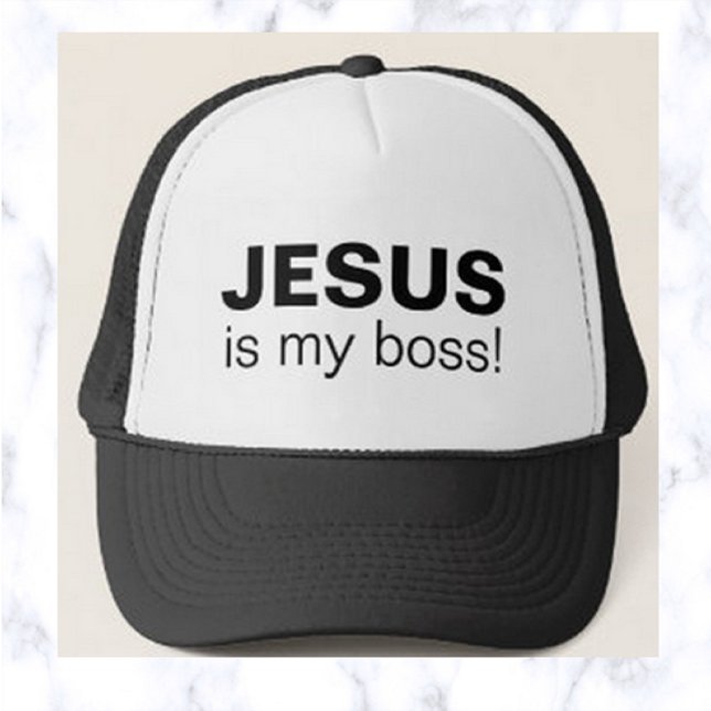 Jesus is my Boss Trucker Hat (Creator Uploaded)