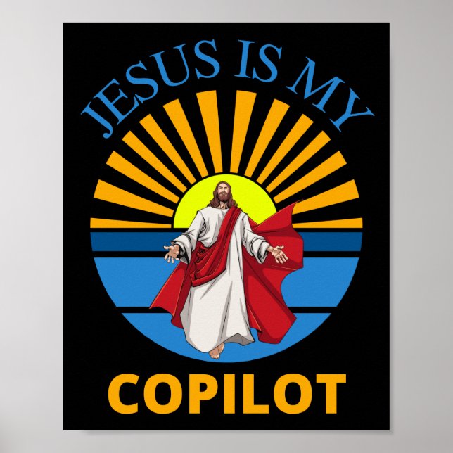 JESUS IS MY COPILOT POSTER (Front)