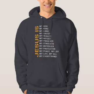 Jesus is my God Men's Hoodies
