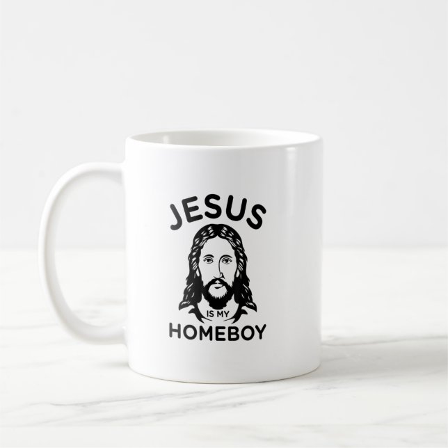 Jesus Is My Homeboy  Coffee Mug (Left)
