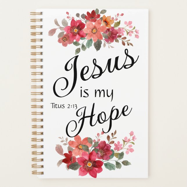 Jesus is My Hope Planner (Front)
