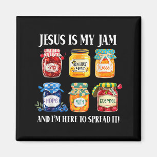 Jesus Is My Jam And Im Here To Spread Christian Bi Magnet