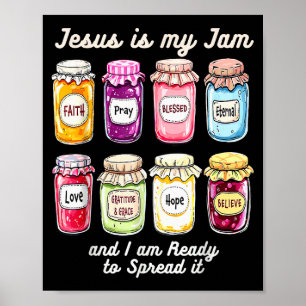 Jesus Is My Jam Tee Funny Christian Faith _2  Poster