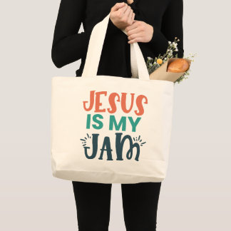 Jesus Is My Jam Tote Bag
