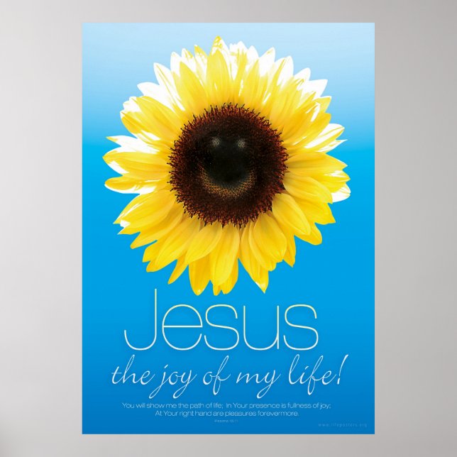JESUS IS MY JOY - Christian Religious Posters (Front)