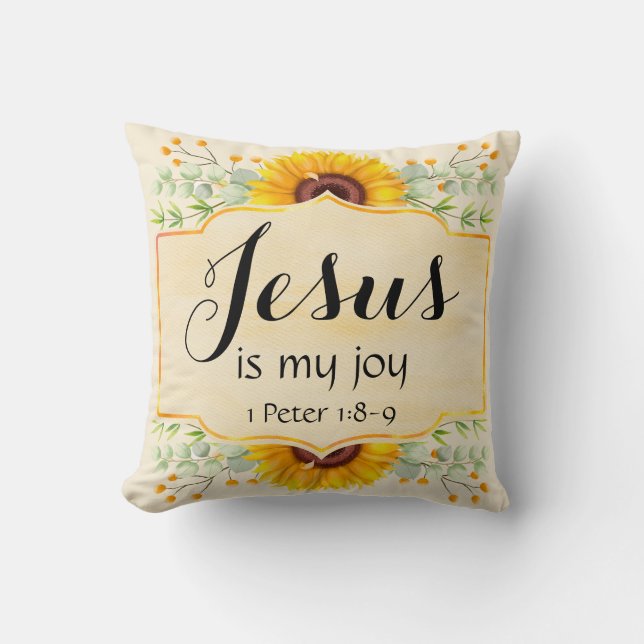 Jesus is my Joy Cushion (Front)