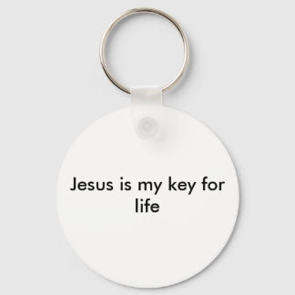 Jesus is my key for life key ring