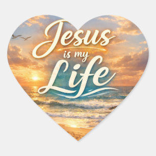 Jesus Is My Life Christian Sticker
