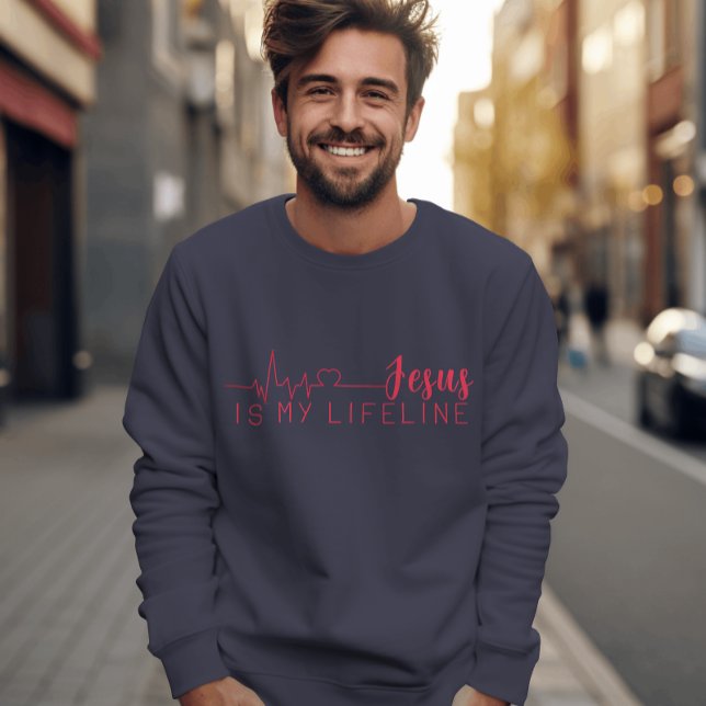 JESUS IS MY LIFELINE  SWEATSHIRT (Creator Uploaded)