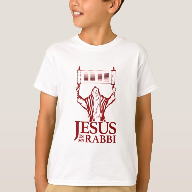 Jesus Is My Rabbi T-Shirt for Boys (Front)